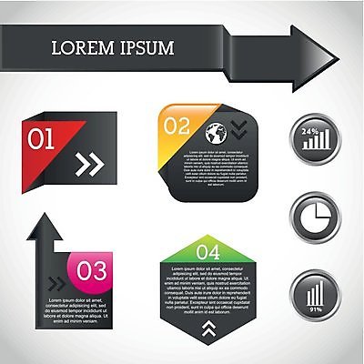 EPS 해외이미지 디자인 일러스트 비즈니스 사람없음 숫자 인포그래픽 정보 단계 순서 목차 해외202004 해외일러스트 문자 파일형식 벡터 이미지허브