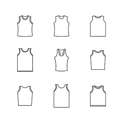 EPS 해외이미지 클립아트 템플릿 디자인 옷 여자 남자 선 스포츠 셔츠 티셔츠 신체 일러스트 그래픽 세트 유행 웹 공백 직물 면 플랫 속옷 정상 탱크톱 수집 심볼 오브젝트 사인 그림 탱크 윤곽 소매 골프티 고립 얇은 엘리먼트 해외202004 해외일러스트 상의 인터넷 골프용품 사람 파일형식 벡터 이미지허브