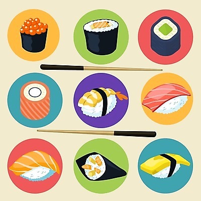 EPS 해외이미지 캐릭터 전통 디자인 아시아 종이 문화 얼굴 음식 백그라운드 인터넷 일러스트 밥 새우 건강 사랑 어류 요리 미술 동양인 그래픽 세트 주방 식당 일본 식사 초밥 회 수확 하트 해조류 만화 참치 먹기 해산물 메뉴 복고 코믹 롤 연어 점심식사 해외202004 해외일러스트 일러캐릭터 모양 감정 나라 농업 모션 문화예술 갑각류 인종 신체부위 상점 수중동물 해양식물 일본음식 파일형식 벡터 이미지허브