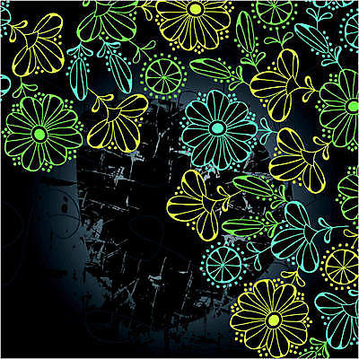 EPS 해외이미지 꽃 선 백그라운드 꽃무늬 일러스트 텍스트 프레임 사람없음 엘리먼트 해외202004 해외일러스트 식물 무늬 파일형식 벡터 이미지허브