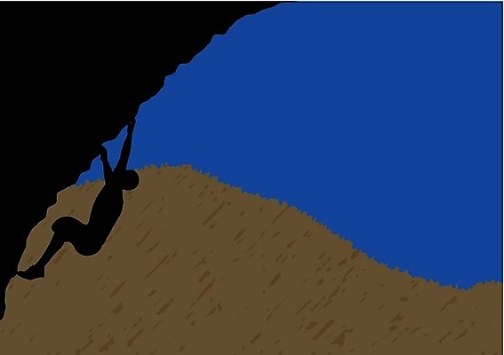 EPS 해외이미지 행복 실루엣 일러스트 하늘 짧은머리 산 흑백 한명 사람 풍경 성인 야외 검은색 근육질 백패커 산악가 조감도 하이커 남자한명만 해외202004 해외일러스트 1 헤어스타일 감정 컬러 여행 근육 촬영기법 몸매 남자만 파일형식 벡터 이미지허브