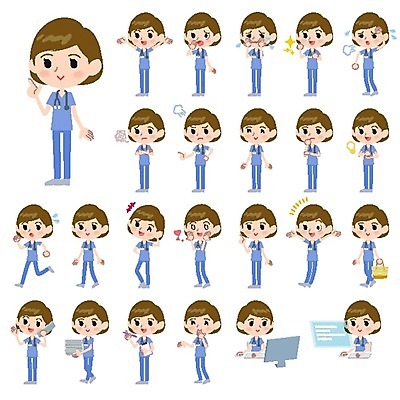 EPS 해외이미지 여자 행복 가방 일러스트 병원 미소 웃음 여러명 성인 쇼핑 컴퓨터 산책 의사 가리킴 업무 도움 외과 주목 성인여자만 해외202004 해외일러스트 잡화 감정 다수 컨셉 의학 휴식 표정 사람 손짓 전자제품 의료진 작업 여자만 성인만 파일형식 벡터 이미지허브