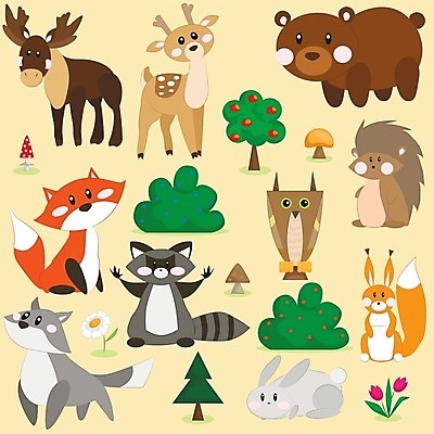 EPS 해외이미지 나무 동물 열매 꽃 일러스트 곰 사슴 종류 목재 세트 버섯 튤립 소나무 달콤 사과 만화 데이지 블루베리 다람쥐 산딸기 여우 부엉이 블랙베리 늑대 고슴도치 그물버섯 독버섯 사프란 가문비나무 스타일 해외202004 해외일러스트 식물 과일 재료 포유류 조류 맛 설치류 향신료 파일형식 벡터 이미지허브