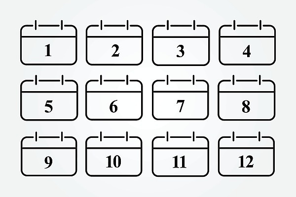 EPS 해외이미지 모양 템플릿 디자인 선 일러스트 비즈니스 이벤트 그래픽 컴퓨터 세트 웹 달력 일주일 날짜 계획 심볼 사인 페이지 월 엘리먼트 조언 해외202004 해외일러스트 컨셉 인터넷 전자제품 파일형식 벡터 이미지허브