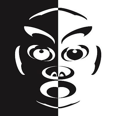 EPS 해외이미지 전통 실루엣 얼굴 일러스트 추상 흑백 가면 반사 머리 검은색 거울 흰색 해외202004 해외일러스트 컬러 무늬 촬영기법 신체부위 파일형식 벡터 이미지허브