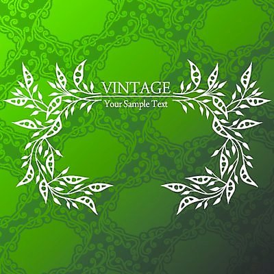 EPS 해외이미지 식물 꽃 백그라운드 잎 꽃무늬 곡선 일러스트 프레임 사람없음 해외202004 해외일러스트 선 무늬 파일형식 벡터 이미지허브