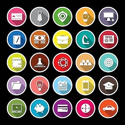 EPS 해외이미지 디자인 돈 인터넷 일러스트 컴퓨터 픽토그램 공책 장비 시간 업무 비즈니스맨 플랫 연결 심볼 사인 경영 해외202004 해외일러스트 남자 비즈니스 문구용품 전자제품 작업 직장인 재산 파일형식 벡터 이미지허브