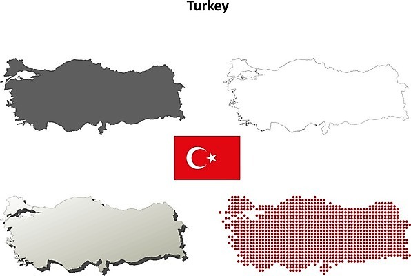EPS 해외이미지 실루엣 지도 일러스트 공백 경계선 깃발 윤곽 영토 모자이크 칠면조 고립 전국 디테일 해외202004 튀르키예 해외일러스트 아시아 선 조류 촬영기법 경계 파일형식 벡터 이미지허브