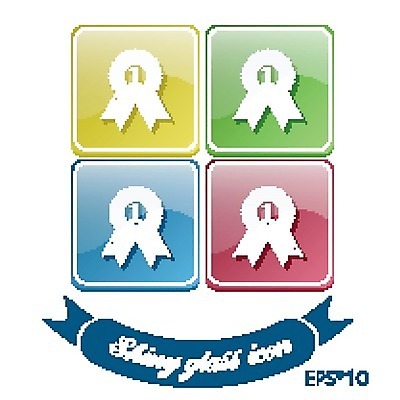 EPS 해외이미지 디자인 리본 스포츠 일러스트 성공 장식 경쟁 우승 황금 상패 트로피 메달 심볼 사인 배지 명예 고립 승자 챔피언 필승 해외202004 해외일러스트 컨셉 최고 상_우승 상_상패 파일형식 벡터 이미지허브