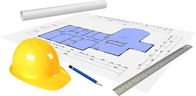 EPS 해외이미지 산업 일러스트 비즈니스 건축양식 주택 자 건물 연필 노란색 업무 엔지니어 계획 헬멧 측정 그림 계약자 고립 해외202004 해외일러스트 건축물 건축 컬러 컨셉 문구용품 학용품 필기구 작업 기술자 보호장비 계약 파일형식 벡터 이미지허브