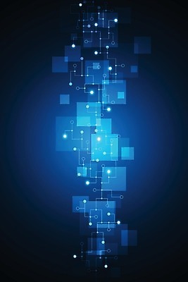 EPS 해외이미지 디자인 컨셉 일러스트 추상 미래 사람없음 그래픽 파란색 디지털 정사각형 해외202004 해외일러스트 도형 컬러 무늬 파일형식 벡터 이미지허브