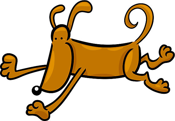 EPS 해외이미지 캐릭터 일러스트 사람없음 반려동물 달리기 갈색 귀여움 개 만화 해외일러스트 일러캐릭터 동물 컬러 컨셉 포유류 모션 파일형식 벡터 이미지허브