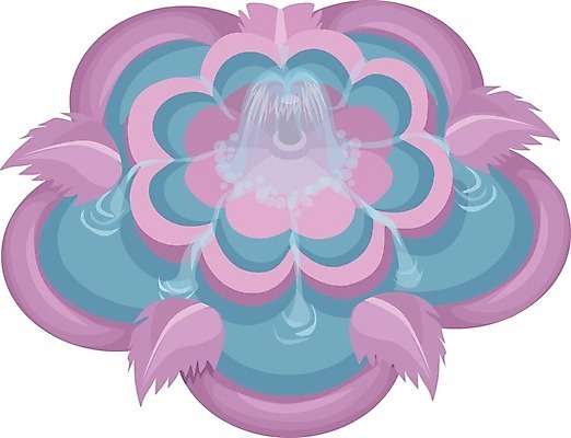 EPS 해외이미지 디자인 분홍색 일러스트 풍경 물 파란색 흰색 만화 오브젝트 분수 공상 활기 고립 엘리먼트 해외202004 해외일러스트 자연요소 컬러 컨셉 파일형식 벡터 이미지허브