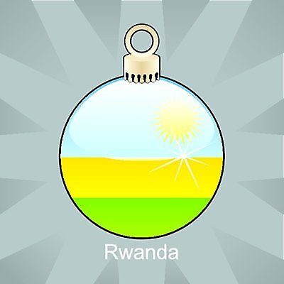 EPS 해외이미지 크리스마스 겨울 일러스트 전구 아프리카 휴가 선물 깃발 심볼 사인 르완다 전국 해외202004 해외일러스트 계절 기념일 나라 파일형식 벡터 이미지허브