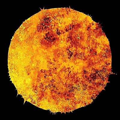 EPS 해외이미지 일러스트 불 미술 그래픽 태양 지구본 우주 행성 뜨거움 폭발 그림 천문학 연소 여의주 용광로 해외202004 해외일러스트 자연요소 교육 문화예술 파일형식 벡터 이미지허브