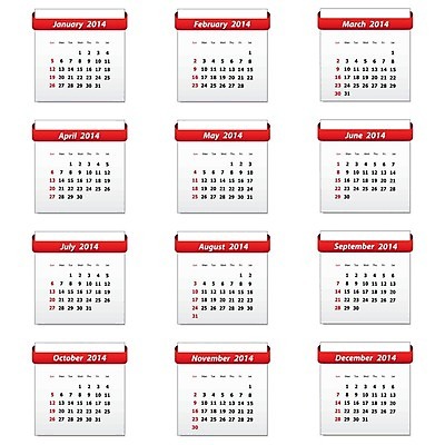 EPS 해외이미지 템플릿 디자인 계절 백그라운드 스티커 일러스트 비즈니스 추상 새로움 빨간색 숫자 라벨 회색 달력 흰색 시간 일주일 날짜 12월 4월 6월 9월 11월 5월 연도 2014년 일요일 1월 8월 10월 7월 2월 월 금요일 목요일 수요일 월요일 토요일 화요일 해외202004 해외일러스트 문자 컬러 컨셉 무늬 프레임 요일 파일형식 벡터 이미지허브