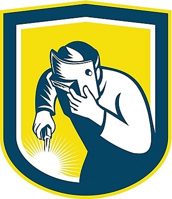 EPS 해외이미지 남자 산업 일러스트 노동자 가면 그래픽 금속 손전등 잡기 보호 복고 방패 용접 용접공 해외202004 해외일러스트 직업 컨셉 모션 재질 조명 사람 파일형식 벡터 이미지허브