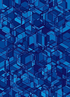 EPS 해외이미지 디자인 백그라운드 패턴 일러스트 추상 미래 사람없음 컴퓨터그래픽 세로 파란색 공백 육각형 카피스페이스 와이어프레임 해외202004 해외일러스트 도형 컬러 컨셉 무늬 그래픽 파일형식 벡터 이미지허브