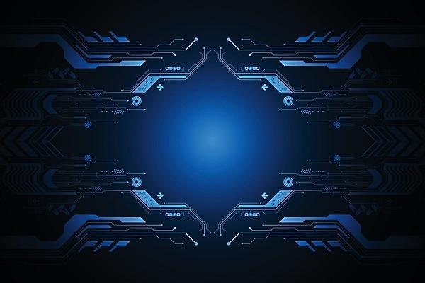 EPS 해외이미지 디자인 컨셉 일러스트 추상 미래 사람없음 그래픽 파란색 디지털 해외202004 해외일러스트 컬러 무늬 파일형식 벡터 이미지허브