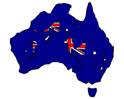 EPS 해외이미지 동물 배너 실루엣 백그라운드 일러스트 조류 빨간색 파란색 흰색 깃발 호주 심볼 사인 앵무새 낙타 캥거루 고립 단봉낙타 잉꼬 전국 해외202004 해외일러스트 컬러 포유류 촬영기법 오세아니아 파일형식 벡터 이미지허브