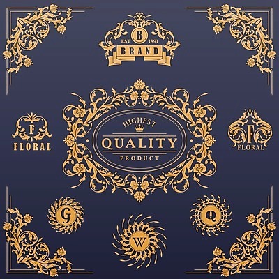 EPS 해외이미지 디자인 꽃 종이 선 결혼 잎 꽃무늬 일러스트 캘리그라피 휴가 왕관 프레임 선물 미술 그래픽 장식 책 세트 유행 라벨 신용카드 클래식 고급 우아함 보석 수집 심볼 사인 복고 약속 페이지 바로크 빅토리아 엘리먼트 옛날 프리미엄 스타일 해외202004 해외일러스트 식물 컨셉 무늬 문화예술 이벤트 금융 광석 파일형식 벡터 이미지허브