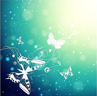 EPS 해외이미지 나비 곤충 백그라운드 일러스트 아침 추상 파란색 빛 맑음 자유 공상 마법 해외202004 해외일러스트 주간 동물 컬러 컨셉 무늬 날씨 파일형식 벡터 이미지허브