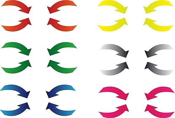 EPS 해외이미지 디자인 일러스트 비즈니스 모션 화살 그림자 장식 빨간색 초록색 세트 노란색 3D 환경 재활용 정보 가리킴 원형 연결 수집 방향 심볼 사인 엘리먼트 해외202004 해외일러스트 도형 컬러 손짓 디지털합성 친환경 파일형식 벡터 이미지허브