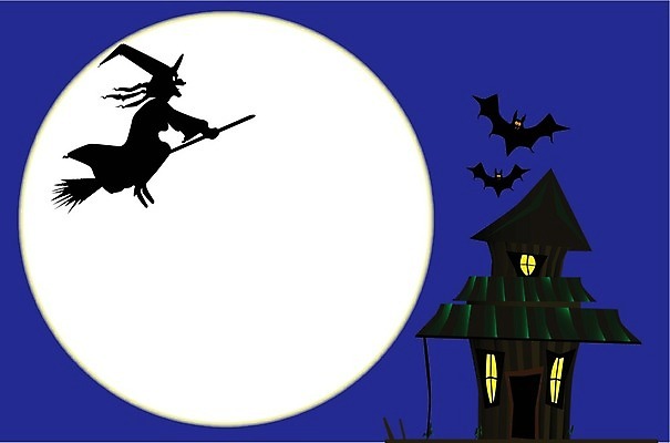 EPS 해외이미지 일러스트 휴가 주택 미술 어둠 할로윈 보름달 유령 그림 마녀 박쥐 판잣집 해외202004 해외일러스트 포유류 문화예술 건물 달 파일형식 벡터 이미지허브