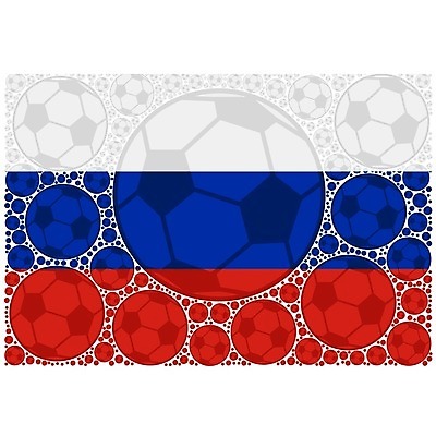EPS 해외이미지 유럽 스포츠 컨셉 일러스트 아이디어 그래픽 빨간색 파란색 축구 경쟁 흰색 깃발 우승 가죽 합성 러시아 패배 분실 챔피언 토너먼트 튕기기 필승 해외202004 해외일러스트 나라 컬러 모션 구기 최고 파일형식 벡터 이미지허브