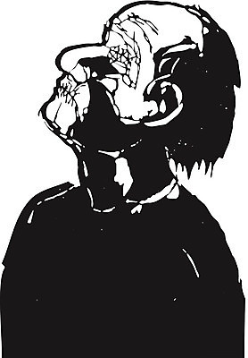 EPS 해외이미지 산업 일러스트 환경 무서움 낭비 욕심 목판화 시각장애인 정부 해외202004 해외일러스트 감정 컨셉 장애인 파일형식 벡터 이미지허브