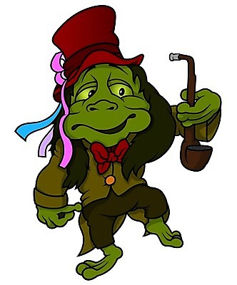 EPS 해외이미지 클립아트 캐릭터 일러스트 동화 초록색 물 숫자 만화 그림 손그림 난쟁이 해외202004 해외일러스트 일러캐릭터 자연요소 문자 컬러 파일형식 벡터 이미지허브