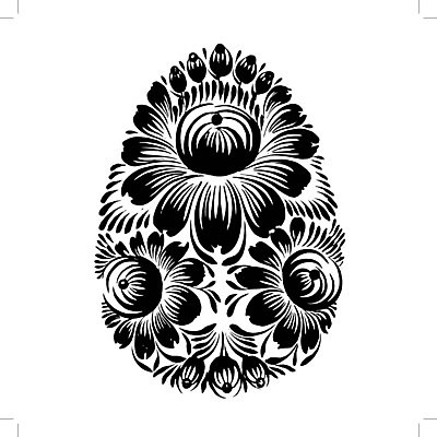 EPS 해외이미지 디자인 꽃 백그라운드 잎 일러스트 부활절 미술 사람없음 검은색 부활절계란 해외202004 해외일러스트 식물 기념일 컬러 문화예술 계란 파일형식 벡터 이미지허브