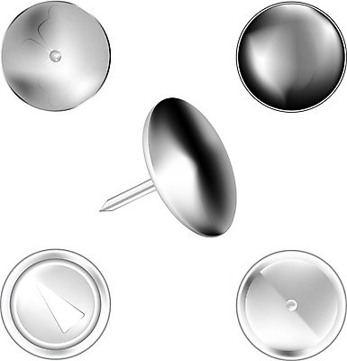 EPS 해외이미지 디자인 종이 백그라운드 컨셉 일러스트 미술 사무실 금속 검은색 공백 흰색 압정 은색 심볼 오브젝트 고립 해외202004 해외일러스트 컬러 비즈니스 재질 문화예술 사무용품 파일형식 벡터 이미지허브