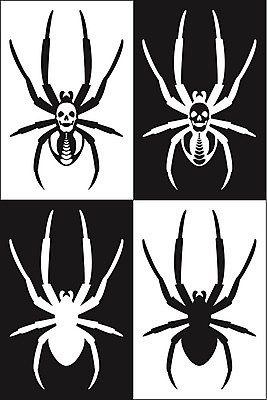 EPS 해외이미지 동물 실루엣 곤충 백그라운드 일러스트 자연 골격 검은색 웹 할로윈 흰색 벌레 무서움 심볼 거미 고립 악몽 해골모형 소름 해외202004 해외일러스트 감정 컬러 인터넷 촬영기법 모형 생태계 파일형식 벡터 이미지허브