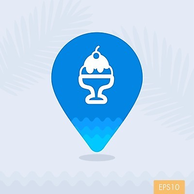 EPS 해외이미지 음식 바다 지도 일러스트 휴가 아이스크림 디저트 여름 얼음 추위 달콤 맛 심볼 크림 사인 위치 원뿔 네비게이션 와플 바닐라 충고 해외202004 해외일러스트 자연요소 도형 계절 컨셉 파일형식 벡터 이미지허브