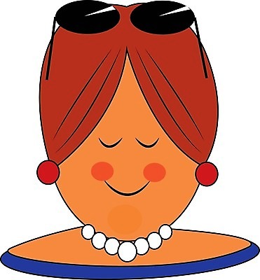 EPS 해외이미지 여자 행복 안경 얼굴 일러스트 미소 사람 빨간색 머리 귀걸이 기쁨 흰색 입술 그림 터번 해외202004 해외일러스트 잡화 감정 컬러 장신구 표정 신체부위 머리장식 파일형식 벡터 이미지허브