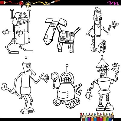 EPS 해외이미지 클립아트 캐릭터 디자인 교육 행복 과학 일러스트 동화 미소 책 세트 장난감 금속 검은색 유치원 분노 흰색 스패너 바퀴 유머 수리 개 만화 수집 로봇 그림 전자 페이지 공상 마스코트 색칠공부 해외202004 AI_인공지능 해외일러스트 일러캐릭터 감정 컬러 포유류 재질 표정 학습 공구 색칠 파일형식 벡터 이미지허브