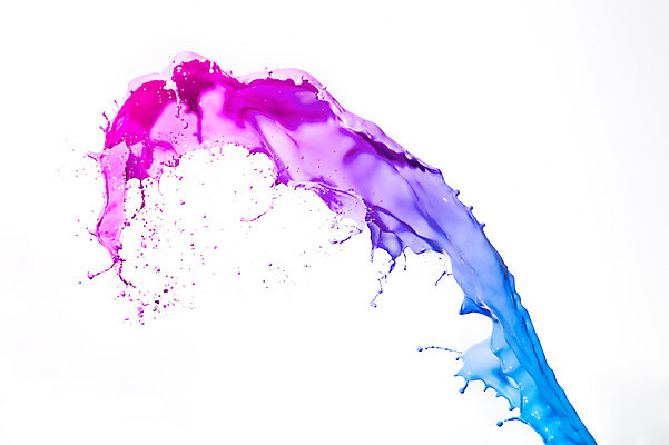 포토 JPG 스튜디오촬영 컬러 백그라운드 컨셉 실내 순간포착 사람없음 파란색 보라색 페인트 액체 떨어짐 혼합 액체표현 국내포토 촬영기법 내부 파일형식