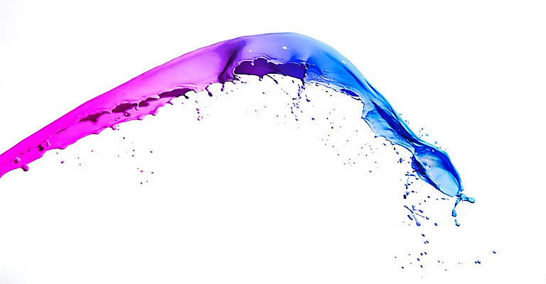 포토 JPG 스튜디오촬영 컬러 백그라운드 컨셉 실내 순간포착 사람없음 파란색 보라색 페인트 액체 떨어짐 혼합 액체표현 국내포토 촬영기법 내부 파일형식