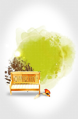 PSD 편집 편집이미지 계절 낙엽 벤치 프레임 풍경 사람없음 가을 이미지편집 잎 의자 파일형식