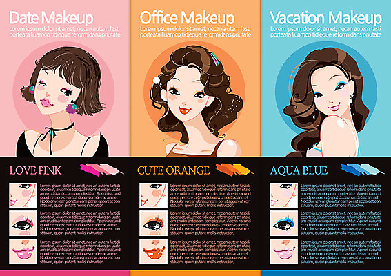 템플릿 편집 우먼라이프 표지디자인 북디자인 여자 내지 리플렛 백그라운드 북커버 3단접지 사람 팜플렛 상반신 성인 화장 뷰티 눈 눈화장 안구 여자만 성인여자만 성인만 이미지템플릿 AI파일 라이프스타일 신체부위 파일형식 벡터