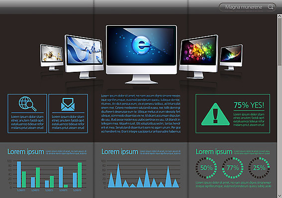 템플릿 편집 표지디자인 북디자인 내지 리플렛 백그라운드 인터넷 북커버 비즈니스 3단접지 돋보기 그래프 팜플렛 사람없음 그래픽 컴퓨터 지구본 모니터 느낌표 이미지템플릿 AI파일 기호 전자제품 파일형식 벡터