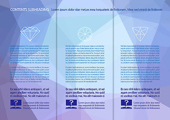 템플릿 편집 표지디자인 북디자인 내지 리플렛 백그라운드 말풍선 북커버 장신구 3단접지 이벤트 팜플렛 사람없음 책 물음표 보석 다이아몬드 이미지템플릿 AI파일 기호 광석 파일형식 벡터