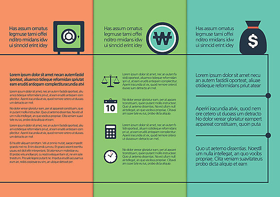 템플릿 편집 표지디자인 북디자인 내지 리플렛 시계 백그라운드 북커버 3단접지 저울 팜플렛 사람없음 금융 경제 픽토그램 달러 계산기 달력 원화 화폐기호 돈자루 금고 이미지템플릿 AI파일 기호 돈 문구용품 장비 화폐 파일형식 벡터
