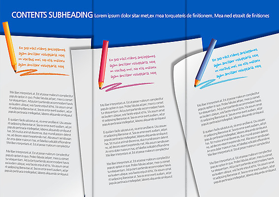 템플릿 편집 표지디자인 북디자인 교육 내지 종이 리플렛 백그라운드 북커버 3단접지 색연필 팜플렛 사람없음 필기구 연필 이미지템플릿 AI파일 문구용품 학용품 파일형식 벡터