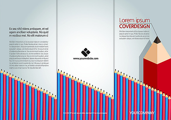 템플릿 편집 표지디자인 북디자인 교육 표지 리플렛 백그라운드 북커버 3단접지 팜플렛 사람없음 필기구 연필 이미지템플릿 AI파일 문구용품 학용품 파일형식 벡터