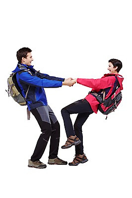 포토 JPG 스튜디오촬영 전신 서양인 외국인 백인 해외기획촬영 커플 여자 남자 2013년태국 배낭 모션 실내 아웃도어 서기 웃음 사람 성인 두명 옆모습 30대 마주보기 손잡기 트래킹 장년만 성인만 국내포토 뷰포인트 가방 관계 레저 표정 인종 내부 장년 파일형식