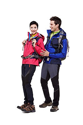 포토 JPG 스튜디오촬영 전신 서양인 외국인 백인 해외기획촬영 커플 여자 남자 2013년태국 배낭 모션 실내 아웃도어 서기 웃음 사람 성인 두명 옆모습 30대 트래킹 장년만 성인만 국내포토 뷰포인트 가방 관계 레저 표정 인종 내부 장년 파일형식