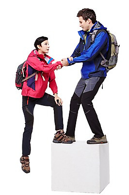 포토 JPG 스튜디오촬영 전신 서양인 외국인 백인 해외기획촬영 커플 여자 남자 2013년태국 배낭 모션 실내 아웃도어 서기 사람 성인 두명 옆모습 30대 마주보기 손잡기 트래킹 당기기 장년만 성인만 국내포토 뷰포인트 가방 관계 레저 인종 내부 장년 파일형식