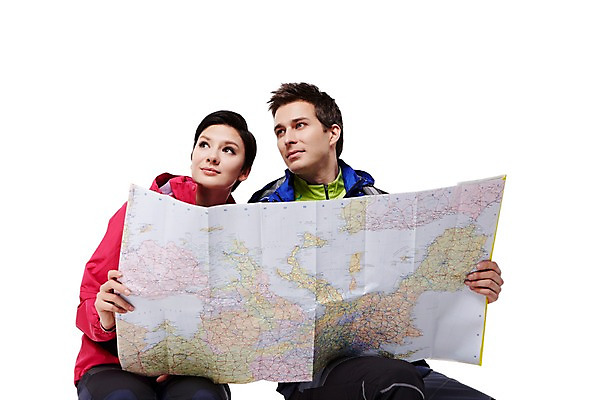 포토 JPG 스튜디오촬영 서양인 외국인 백인 해외기획촬영 커플 여자 남자 2013년태국 지도 모션 실내 아웃도어 들기 사람 상반신 성인 두명 30대 트래킹 장년만 성인만 국내포토 관계 레저 인종 내부 장년 파일형식